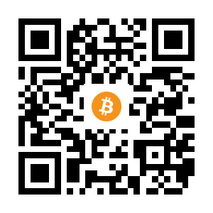 bitcoin:32a8dz1vV9BgBcy3axWwxqcjLTYp8FJiKb black Bitcoin QR code
