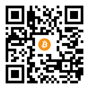 bitcoin:32g2vYpfHyJ5h67BwuU2vf17hrNv1Bomr9 black Bitcoin QR code