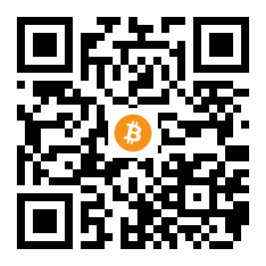 bitcoin:32jMuWZUFh4cgZGmSm3YDQYmEYiq4443FA black Bitcoin QR code