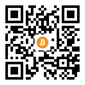 bitcoin:32pfRUkpbjbcHocYHWjZ5Wambzz54cVKMy black Bitcoin QR code