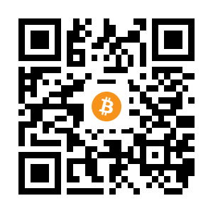 bitcoin:32vc6K11BNRREKt6pDSBvFWRed6X5hFUzF black Bitcoin QR code