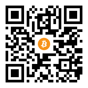bitcoin:32yCxHYreamd5u81JF3QWxy1Aautbjkgun black Bitcoin QR code