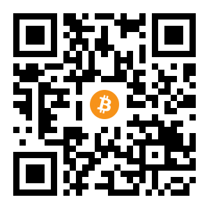 bitcoin:338363ecwAVWzt7zVuGaUVoWtWycGsJTUf black Bitcoin QR code