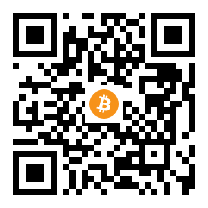 bitcoin:338BrzNfbEptcznPHHbusfM94BYsPg9pwP black Bitcoin QR code