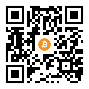 bitcoin:33BVazXEy9wbXeDLi1gxXh8dhsQZT16qKp black Bitcoin QR code