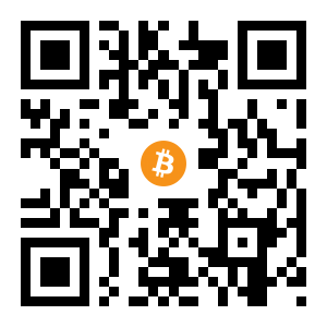 bitcoin:33CiBEJkhmmo3XrAbPLEtJaFQYEBkCobj7 black Bitcoin QR code