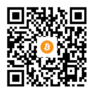 bitcoin:33DXbWoDQxbfxGRumEXHGxeqAnKyhowQ9w black Bitcoin QR code