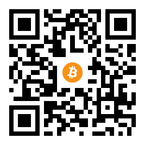 bitcoin:33FUpTVmAY88BnazBYHyC2b7TXPWRjtKKi black Bitcoin QR code