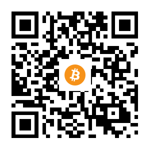 bitcoin:33KQkxw4BvgE9NjHPnUcakeLq8GjNCCoMg black Bitcoin QR code