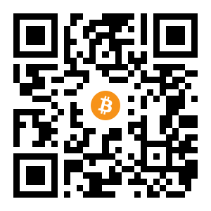 bitcoin:33P7Y5UrMGqCNUNLgDAQ1CFmSy7EVhpvyV black Bitcoin QR code