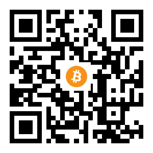 bitcoin:33SjSBoTGgw7piQkhyCFMadAkQvM48UseS black Bitcoin QR code
