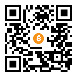 bitcoin:33SwrztYxxVEBNKkiRu6k1tB9emLvvaUft black Bitcoin QR code