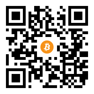 bitcoin:33TGES93nGyf3y4EipwKmrVbjn2B3MLvit black Bitcoin QR code