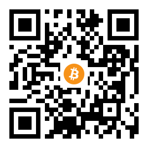 bitcoin:33TxpjPryw44fj5cFS4dGcoWyiMBidHhxx black Bitcoin QR code