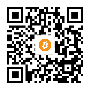 bitcoin:33XBuWZXQbLpF4ewE5UqKdZ5WZJN1FUhtN black Bitcoin QR code