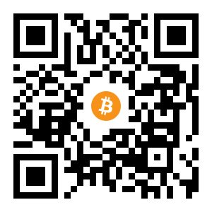bitcoin:33byDFxros3duu9gEd4eCET4AwdVy21XaK black Bitcoin QR code