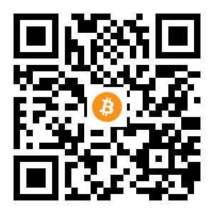 bitcoin:33cB7h3n2TPFwwZtt8S4PYpirE3bGYsZUk black Bitcoin QR code