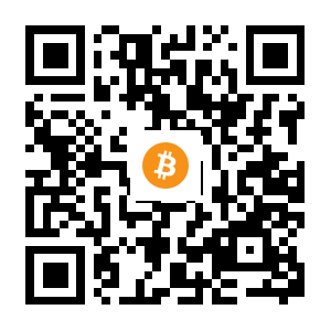 bitcoin:33oP1VJq53pC1QW8yJe3NaLxuci8UHG8bV black Bitcoin QR code