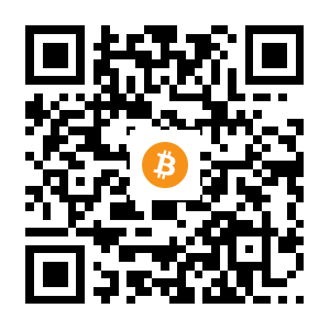 bitcoin:33pdbu7J3vC4dp6GG1YzEygwjoZFBZZJb8 black Bitcoin QR code