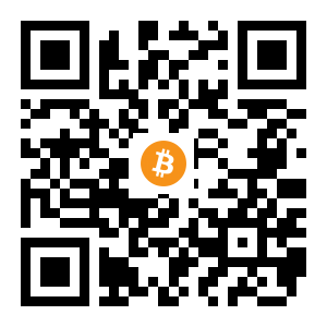 bitcoin:33tBiaFe53qAtfFDgom3Ryofrg4pxJ8K8j black Bitcoin QR code