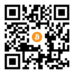 bitcoin:33xVwQyt4bKTeg6m3ioTasckDZbcAMg7fT black Bitcoin QR code