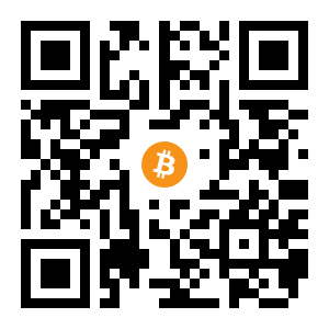 bitcoin:33xpP9NhBBmQt3XS1mD2g4pi1FZNuUFVR8 black Bitcoin QR code