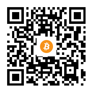 bitcoin:33yuz8eJmvNW4y2MsQww9zLHyGSGJsuQJD black Bitcoin QR code