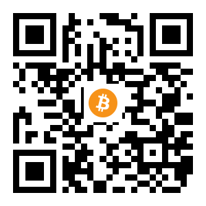 bitcoin:344JWNeG1RtERmevoiUabByXgvxsxqhxHC black Bitcoin QR code
