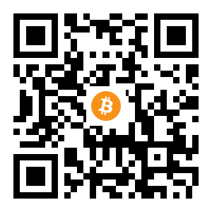 bitcoin:345DPCbhicrPBHT3sN6pTgR7dqqG4aj39o black Bitcoin QR code