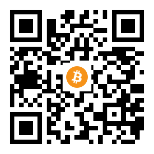 bitcoin:3468PhhWEkx9KdcwuYjhYcap4CpXT3tn3d black Bitcoin QR code