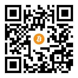 bitcoin:347RPBfpzpaqevAgDrRWf5XCGZVV4ghVpe black Bitcoin QR code