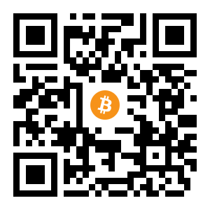 bitcoin:347XH5HBcoYcHuKKxFSSBsL4XT9E9DXUry black Bitcoin QR code