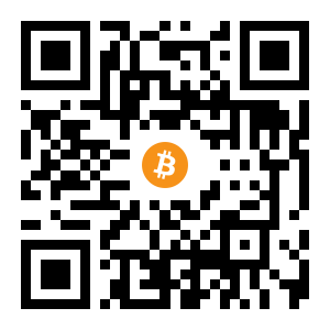 bitcoin:347xw4FFt6s3E9DsRCjjnii5hq5n99LUpH black Bitcoin QR code