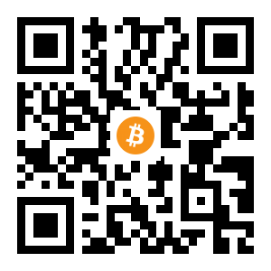 bitcoin:3485iU9mdFYyH6Bc32BVEhaTeFUZP14qNy black Bitcoin QR code