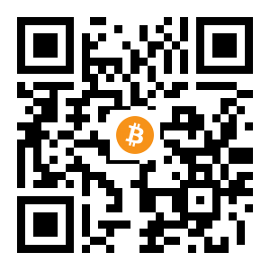 bitcoin:348FhJLj95gdwb6UikT5KkKWRwFiSBt1U4 black Bitcoin QR code