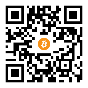 bitcoin:34AcRoBMKRHeaBUoWJbFa3zNrUPGiqoTVP black Bitcoin QR code