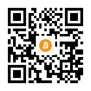 bitcoin:34AkYoqsoBQA26FshasqmSEny9zFsXCkk5 black Bitcoin QR code