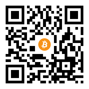 bitcoin:34D1A6JWgMF98pRZDvf3NaDV9uZZr22F4G black Bitcoin QR code