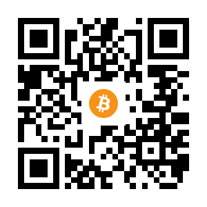 bitcoin:34FDuZx4ESBQoVTwaEPoxBn9q6LaMsw7Ea black Bitcoin QR code