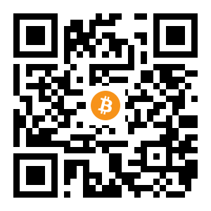 bitcoin:34K1dBefNcbnjPXxTzU2MPjACbtDm15Vip black Bitcoin QR code