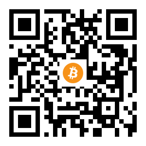 bitcoin:34KGFqJA4HDaMtGSesyy6fXjcaaiBRHpXE black Bitcoin QR code