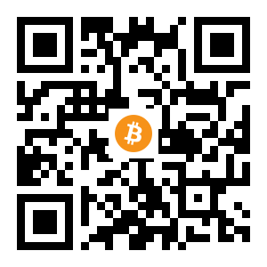 bitcoin:34LHjDXTpF7NnQVtiKzRHqJFbjtUctZbB1 black Bitcoin QR code