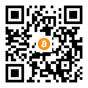 bitcoin:34NGaPMWhr34GB6q4UfXP4JFQtTjPEMq23 black Bitcoin QR code