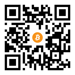 bitcoin:34QNCrUzzLksL9o4C6KXNx6LxPgK9KtjrT black Bitcoin QR code
