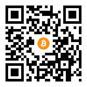 bitcoin:34RitqCb53Ek7JspWwxyMatPrj7xPYTZop black Bitcoin QR code
