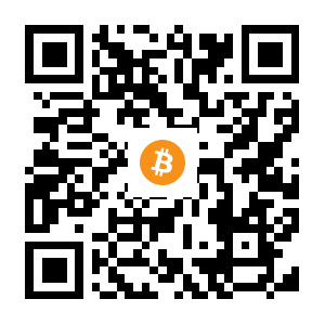 bitcoin:34SWjrUFkTTuYkZhBAoj2aaGapX15AL4ES black Bitcoin QR code
