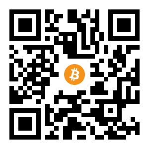 bitcoin:34SdtGhWefmUeyVJq9crxt8jpMLMaVJUFB black Bitcoin QR code