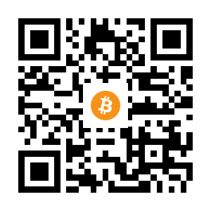 bitcoin:34VMeV5Aaa7FjrczWrkGgYZ8gDVVsqyyCA black Bitcoin QR code