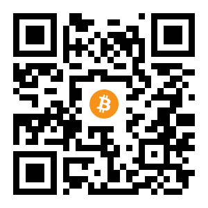 bitcoin:34VrPqycqB89ojTkrNaEa3Ab198sQB8EXA black Bitcoin QR code