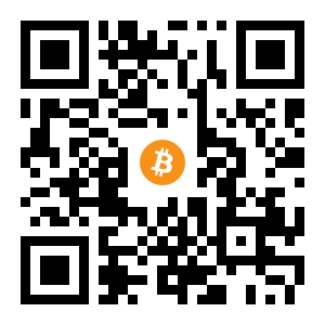 bitcoin:34XHv2ydwhcYMiBiG8cAwtcBtjpFFq9B8i black Bitcoin QR code